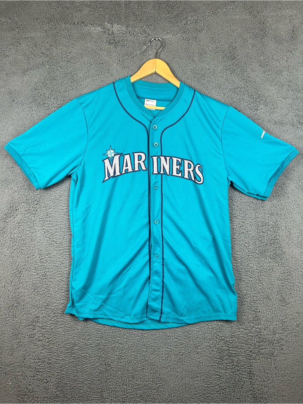 Seattle Mariners Dylan Moore Baseball Jersey Teal Men XL #25 Muckleshoot Casino